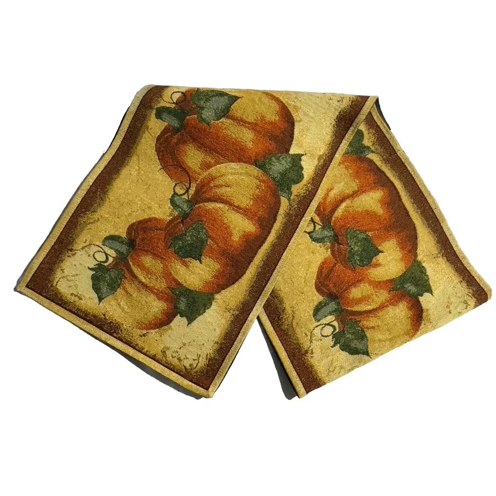 Fall Harvest Tapestry‎ Table Runner 12.5